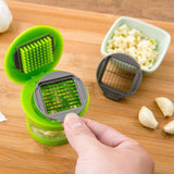 Mini Portable ABS Stainless Steel Garlic Press Chopper Slicer Hand Presser Grinder Crusher Kitchen Tool-Rosettas-Country-Kitchen