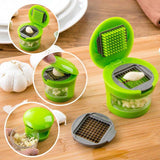 Mini Portable ABS Stainless Steel Garlic Press Chopper Slicer Hand Presser Grinder Crusher Kitchen Tool-Rosettas-Country-Kitchen