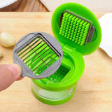 Mini Portable ABS Stainless Steel Garlic Press Chopper Slicer Hand Presser Grinder Crusher Kitchen Tool-Rosettas-Country-Kitchen