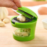 Mini Portable ABS Stainless Steel Garlic Press Chopper Slicer Hand Presser Grinder Crusher Kitchen Tool-Rosettas-Country-Kitchen