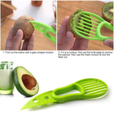 Multi-function 3-in-1 Avocado Slicer Corer Peeler Fruit Cutter Pulp Separator Knife-Rosettas-Country-Kitchen