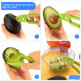 Multi-function 3-in-1 Avocado Slicer Corer Peeler Fruit Cutter Pulp Separator Knife-Rosettas-Country-Kitchen