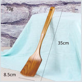 Natural Sustainable Large Wooden Wok Spatula-Rosettas-Country-Kitchen