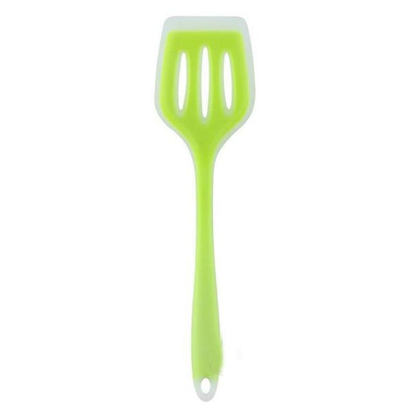 Non Stick Silicone Flexible Slotted Turner Spatula-Rosettas-Country-Kitchen