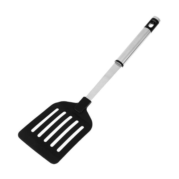 Nonstick Stainless Steel Long Handle Slotted Turner Kitchen Spatula-Rosettas-Country-Kitchen