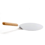 Pizza Peel Oak Handle Stainless Steel Baking Pastry Pizza Tool-Rosettas-Country-Kitchen