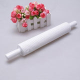 Plastic Embossed Pattern Rolling Pin With Handles Decorating Rolling Pin-Rosettas-Country-Kitchen