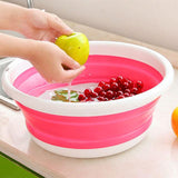 Portable Collapsible Bucket High Capacity Household Cleaning Supplies-Rosettas-Country-Kitchen