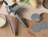 Potato Ricer with 3 Interchangeable Fineness Discs Silicone Grip Handles-Rosettas-Country-Kitchen