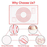 Silicone Baking Mats Sheet Pizza Dough Non-Stick Maker Holder Pastry Kitchen Gadgets Cooking Tools Bakeware Accessories-Rosettas-Country-Kitchen