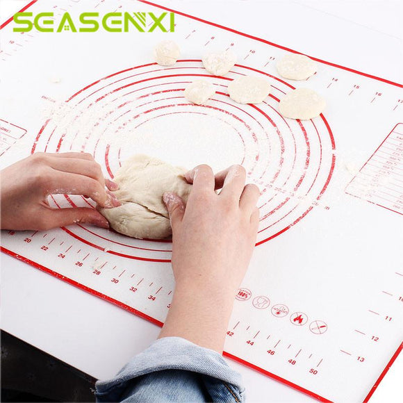 Silicone Baking Mats Sheet Pizza Dough Non-Stick Maker Holder Pastry Kitchen Gadgets Cooking Tools Bakeware Accessories-Rosettas-Country-Kitchen