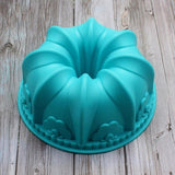 Silicone Big Cake Molds Flower Crown Shape Cake Bakeware Baking Tools 3D Bread Pastry Mould Pizza Pan DIY Birthday Wedding Party-Rosettas-Country-Kitchen