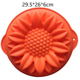 Silicone Big Cake Molds Flower Crown Shape Cake Bakeware Baking Tools 3D Bread Pastry Mould Pizza Pan DIY Birthday Wedding Party-Rosettas-Country-Kitchen