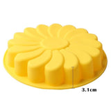 Silicone Big Cake Molds Flower Crown Shape Cake Bakeware Baking Tools 3D Bread Pastry Mould Pizza Pan DIY Birthday Wedding Party-Rosettas-Country-Kitchen