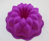 Silicone Big Cake Molds Flower Crown Shape Cake Bakeware Baking Tools 3D Bread Pastry Mould Pizza Pan DIY Birthday Wedding Party-Rosettas-Country-Kitchen