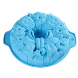 Silicone Big Cake Molds Flower Crown Shape Cake Bakeware Baking Tools 3D Bread Pastry Mould Pizza Pan DIY Birthday Wedding Party-Rosettas-Country-Kitchen