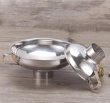 Small / Large Wide Mouth Funnel With Handle Stainless Steel Canning Jars Funnel-Rosettas-Country-Kitchen