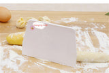 Smooth Trapezoid Shaped Pastry Scraper Dough Cutter-Rosettas-Country-Kitchen