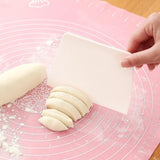 Smooth Trapezoid Shaped Pastry Scraper Dough Cutter-Rosettas-Country-Kitchen