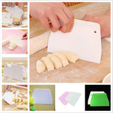 Smooth Trapezoid Shaped Pastry Scraper Dough Cutter-Rosettas-Country-Kitchen