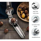 Stainless Steel 2 in 1 Quick Chestnut Clip Walnut Pliers Metal NutCracker Sheller Nut Opener Kitchen Gadgets Cutting Tools-Rosettas-Country-Kitchen