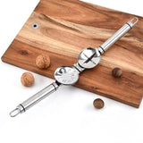 Stainless Steel 2 in 1 Quick Chestnut Clip Walnut Pliers Metal NutCracker Sheller Nut Opener Kitchen Gadgets Cutting Tools-Rosettas-Country-Kitchen