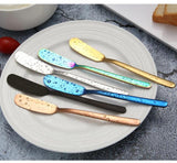 Stainless steel butter knife long handle jam butter spatula tableware knife Kitchen tools-Rosettas-Country-Kitchen