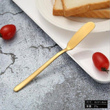 Stainless steel butter knife long handle jam butter spatula tableware knife Kitchen tools-Rosettas-Country-Kitchen