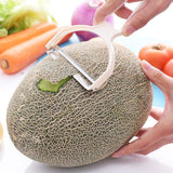 Stainless Steel Cabbage Vegetable Graters Wide Mouth Fruit Peelers Vegetable Zesters Cutters-Rosettas-Country-Kitchen