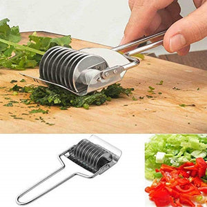 Stainless Steel Chopper Slicer Garlic Coriander Cutter Cooking Tool-Rosettas-Country-Kitchen