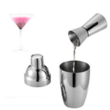 Stainless Steel Cocktail Shaker Set 550/750ml Shaker Cup Cocktail Kit With 15/30ml Measuring Cup-Rosettas-Country-Kitchen