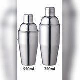 Stainless Steel Cocktail Shaker Set 550/750ml Shaker Cup Cocktail Kit With 15/30ml Measuring Cup-Rosettas-Country-Kitchen