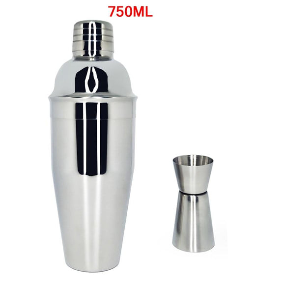 Stainless Steel Cocktail Shaker Set 550/750ml Shaker Cup Cocktail Kit With 15/30ml Measuring Cup-Rosettas-Country-Kitchen