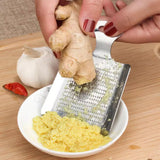 Stainless Steel Ginger Garlic Wasabi Grater Crusher Press-Rosettas-Country-Kitchen