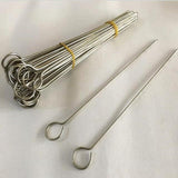 Stainless Steel Round Barbeque Skewers 15 pcs-Rosettas-Country-Kitchen