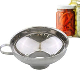 Stainless Steel Wide Mouth Canning Funnel Cup Food Pickles Jam Funnel-Rosettas-Country-Kitchen