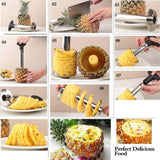 Stainless Steel With ABS Handle Pineapple Corer Slicer Cutter Peeler-Rosettas-Country-Kitchen